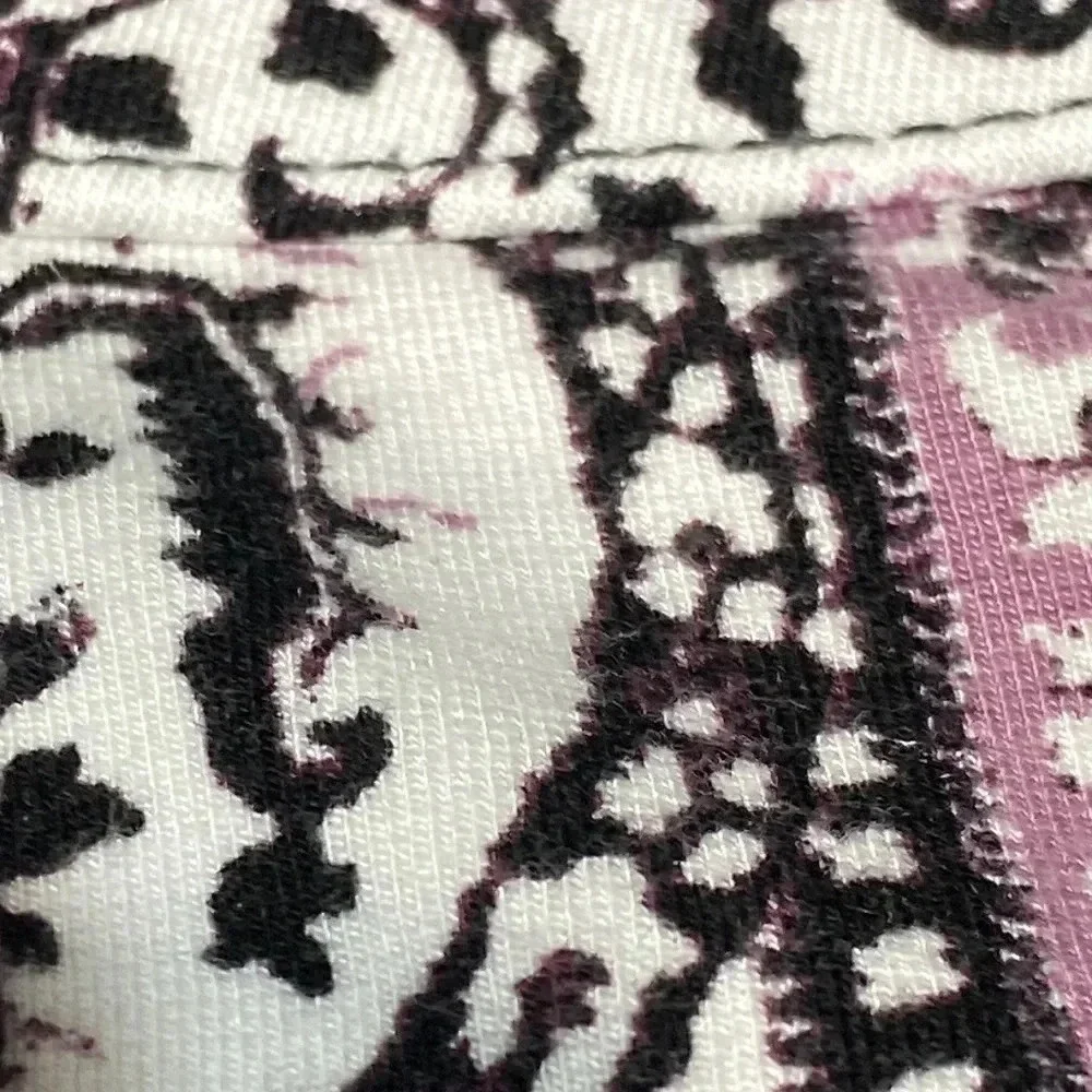 Cato purple black & white skirt